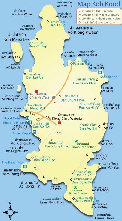 Koh Kood Map